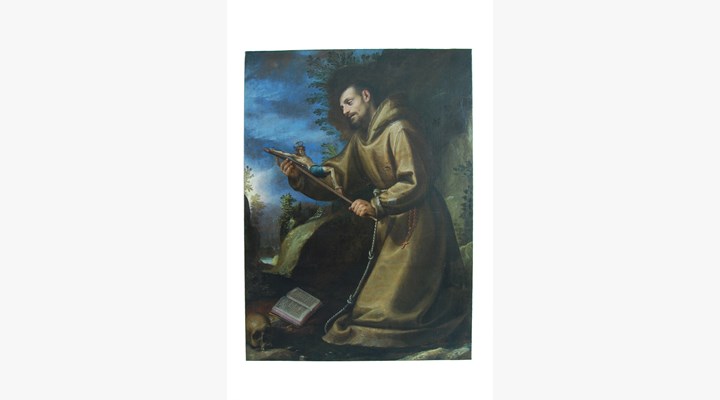 Dipinto ad olio su tela - San Francesco - Ludovico Cardi detto il Cigoli - 1614 -